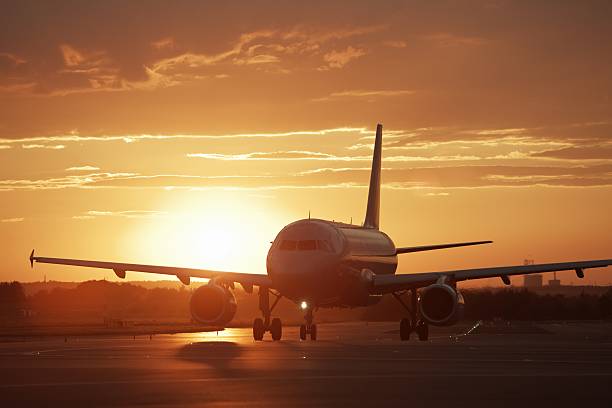 istock Sunset at the airport 178366285