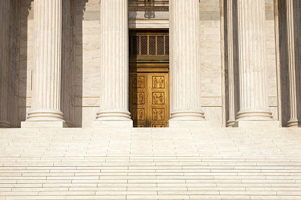 istock Columns steps and doors of Supreme Court building 178366863
