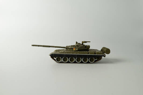 istock Model of the Soviet tank mini on a white background 1783670368
