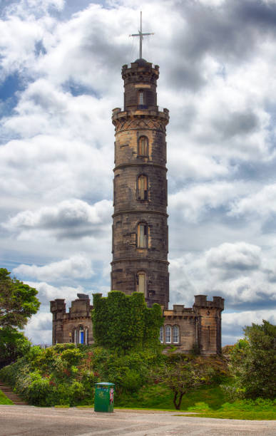 Edinburgh Scotland 5th Aug 2020Scottish National Monument, to commemorate the Scottish soldiers killed in the Napoleonic Wars. Sits on Calton Hill at the end of Prinecess Street
