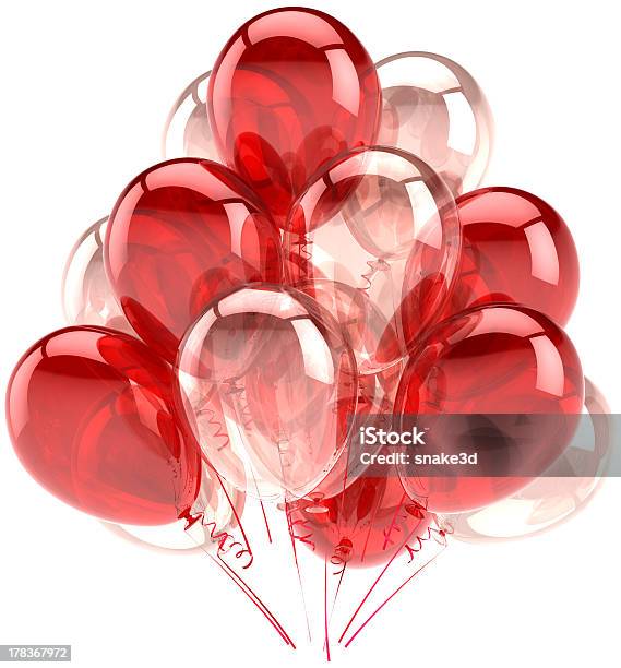 Hermoso Helio Feliz Cumpleaños Globos Decoración Clásica Foto de stock y más banco de imágenes de Cumpleaños