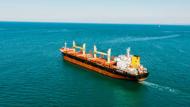 istock Sea ship sails on the ocean on a sunny day 1783685122