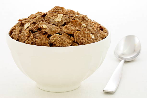 istock wheat bran flakes cereal breakfast with rolled oats 178368618