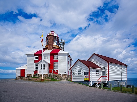 Image is intended for editorial use -  Decommissioned Cape Bonavista Lighthouse Open to the Public
