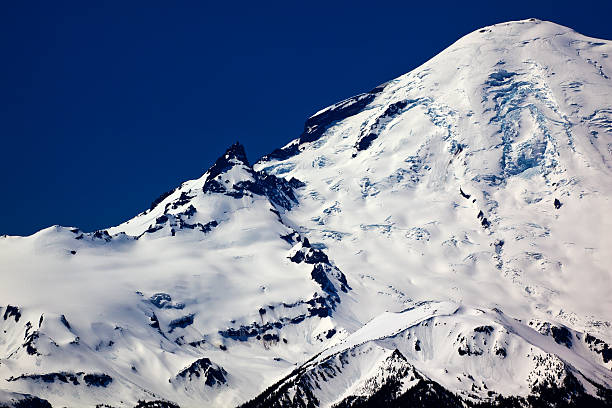 istock Snowy Mount Rainier Close Up Crater Washington 178370276