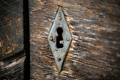 Antique keyhole