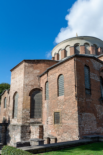 Istanbul, Turkey, 11th of October 2023, Hagia Irene or Hagia Eirene is an Eastern Orthodox church located in the outer courtyard of Topkapı Palace,