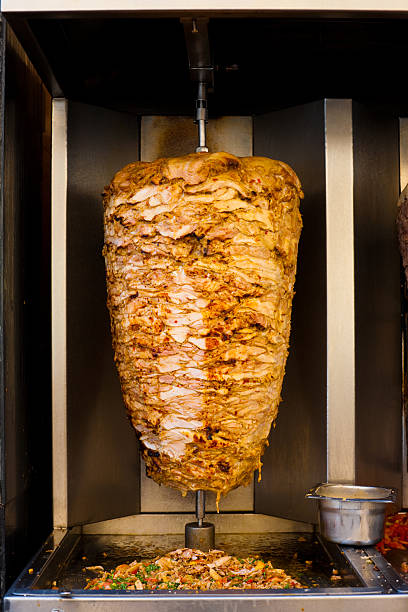 istock Arabic Chicken Spit Cooking Shawarma Meat 178371394
