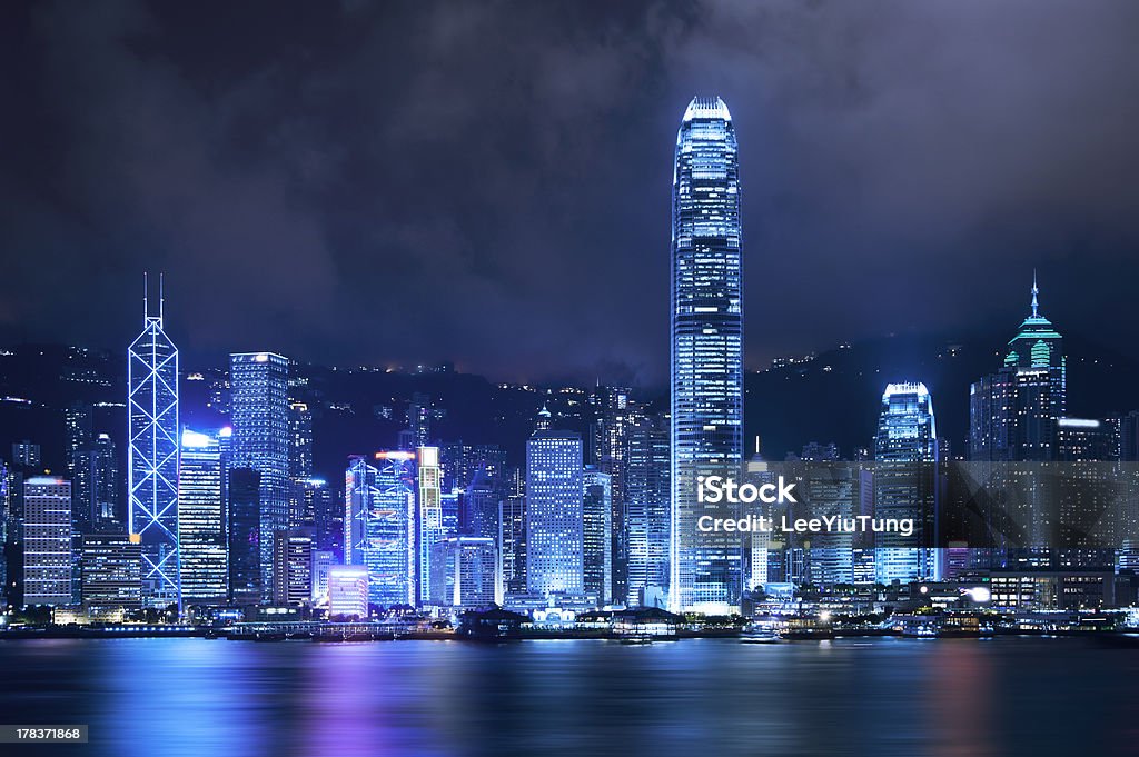 Hong Kong Hong Kong Skyline Architecture Stock Photo