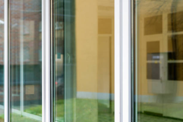 istock Part of wall of modern windows office building.close up. 1783722492