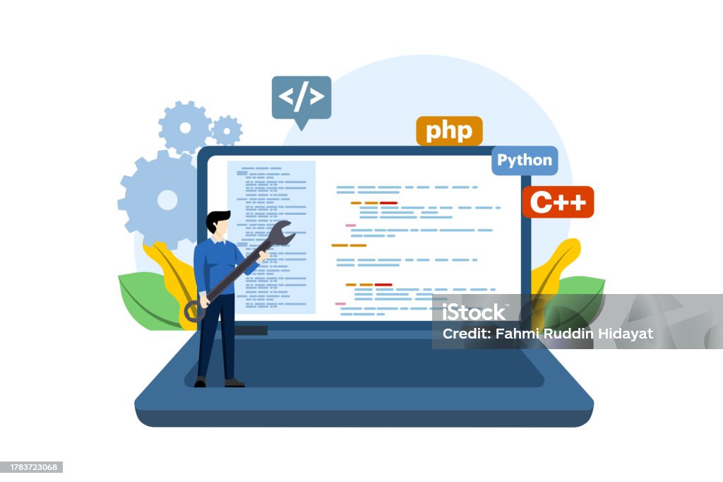 Programação Css Vetores de Conceito De Desenvolvimento Web Linguagem De Programação Css ...