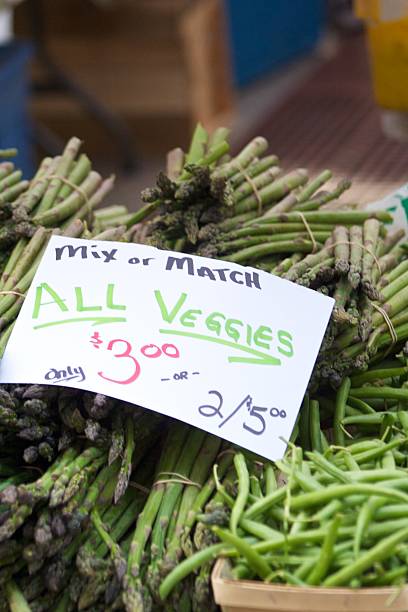 Vegetables at a farmers market