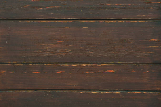 Old wood texture background, surface with old natural colored wood, top view.