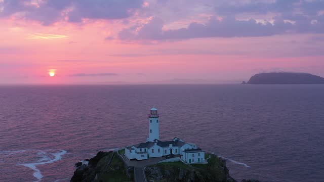 Beautiful Sunrise At Fanad head Litghouse, Ireland