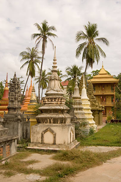 istock Stupas and Palm Trees, Siem Reap, Cambodia 178373601
