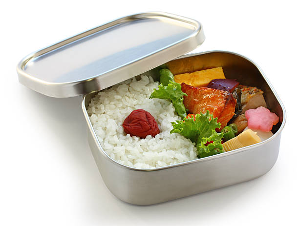 bento - lunch box lunch box metal fotografías e imágenes de stock