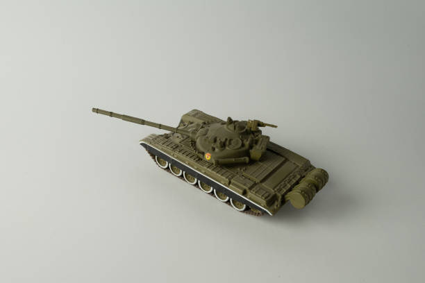 istock Model of the Soviet tank mini on a white background 1783739905