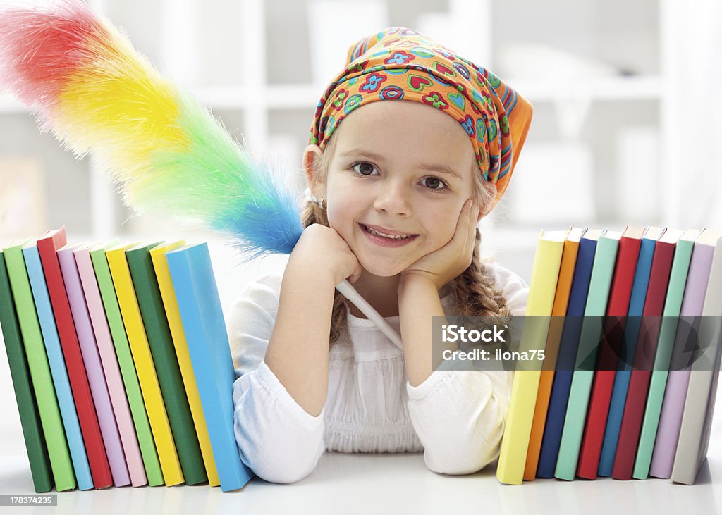 Reinigen der Zimmer - Lizenzfrei Kind Stock-Foto