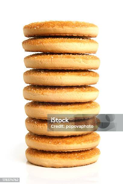 Ein Haufen Zucker Cookies Stockfoto und mehr Bilder von Backen - Backen, Braun, Dessert
