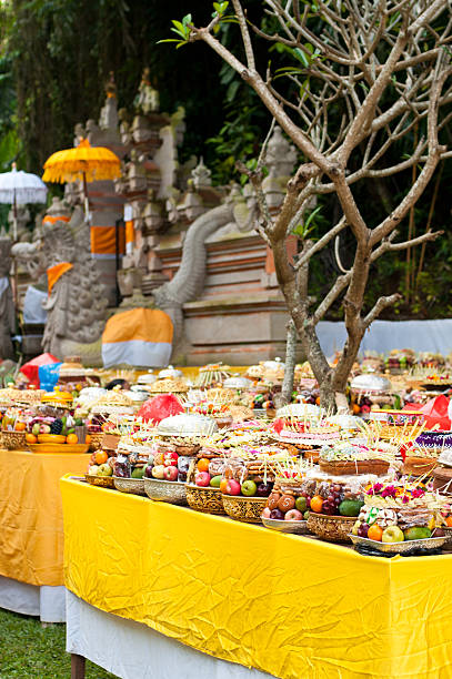 istock Offering in Bali Hindu temple 178375285
