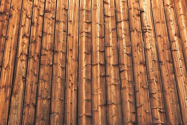 Wooden panels stock photo