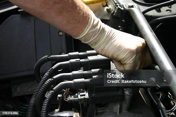 Repairing An Old Car Stock Photo - Download Image Now - Ignition, Scientific Experiment, Spark Plug