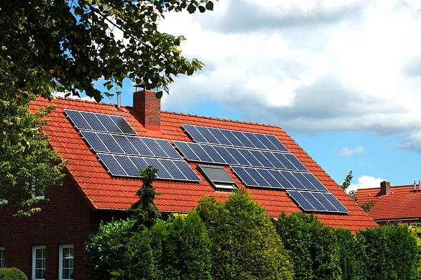 istock Roof with photovoltaic 178376429