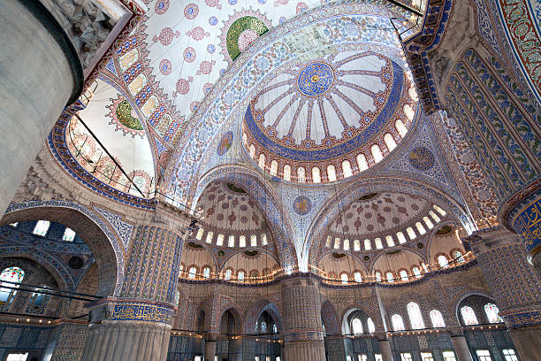 istock Interior view of Sultanahmet Mosque 178376489
