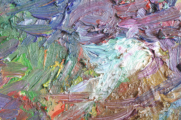 istock Texture of oil color background 178377205