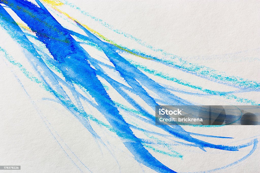 Watercolor Blue Waves Abstract Background. abstract splash of watercolor paint in blue color Abstract stock illustration