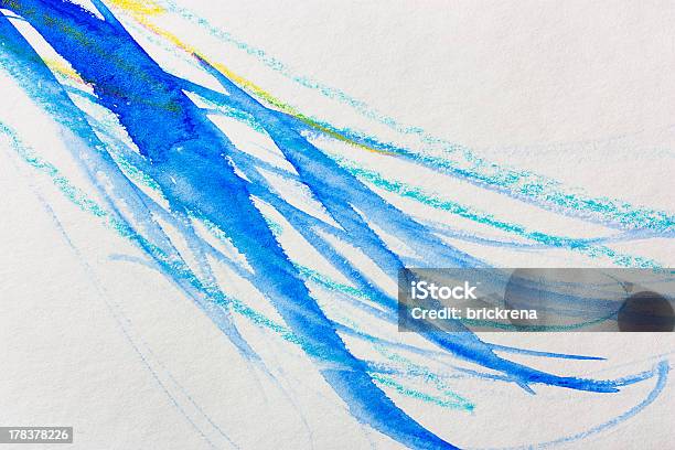 Watercolor Blue Waves Abstract Background Stock Illustration - Download Image Now - Abstract, Art, Arts Culture and Entertainment