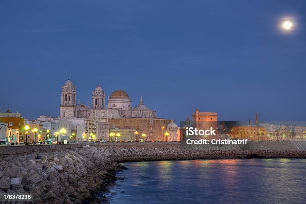 Cadiz Cathedral By Night Stock Photo - Download Image Now - Ancient, Andalusia, Antiquities