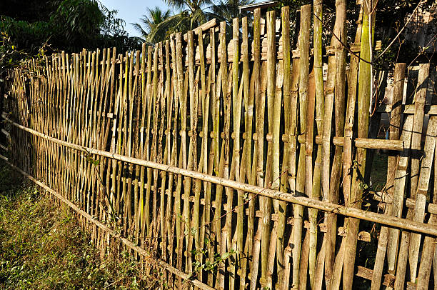 istock Bamboo Old House Rural Thailand Fence 178378801