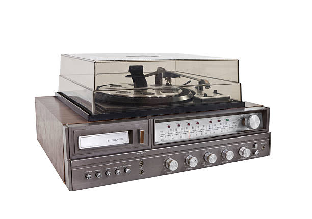 istock Retro Hi-Fi Stereo Isolated with Clipping Path 178380419