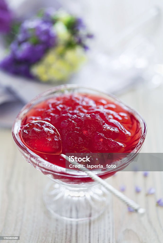 Hibiscus jam "Sugar free hibiscus (rosella) jam, selective focus" Close-up Stock Photo