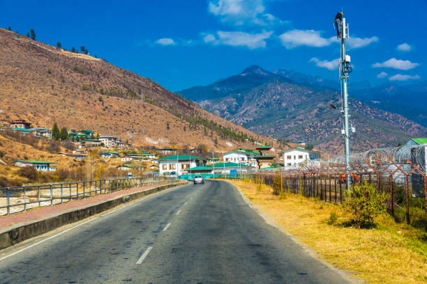 istock Paro, Bhutan landscape view during dry winter 1783810428