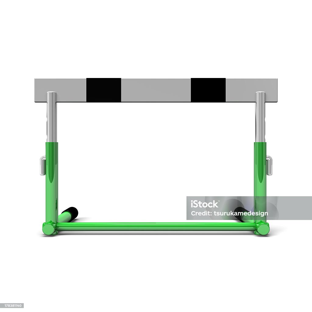 Hürde Vorderseite - Lizenzfrei Hürde Stock-Foto