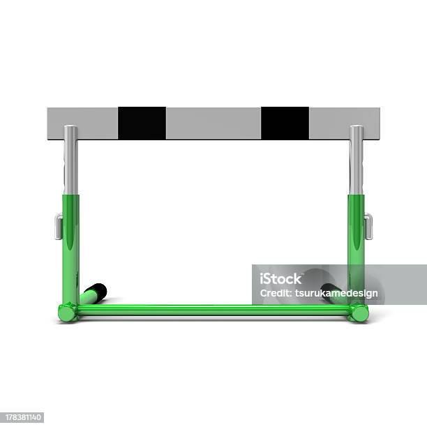 Hürde Vorderseite Stockfoto und mehr Bilder von Hürde - Hürde, Freisteller – Neutraler Hintergrund, Digital generiert