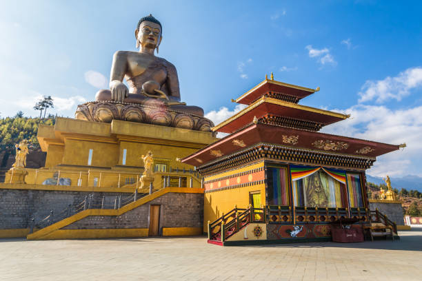 istock Thimphu, Bhutan landscape view during dry winter 1783812804