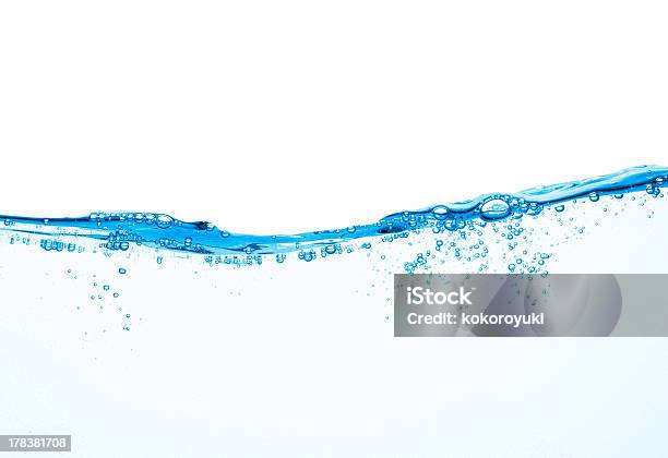 Water Wave Stock Photo - Download Image Now - Activity, Blue, Bright