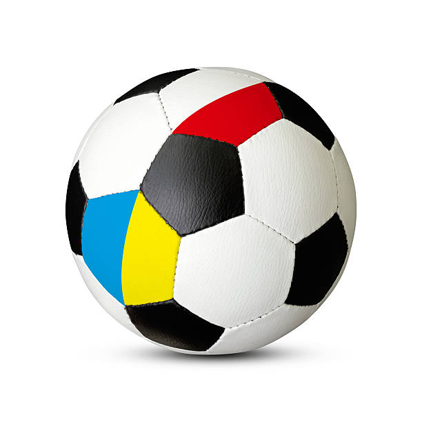 istock Soccer ball With Ukraine and Poland Flags 178381840