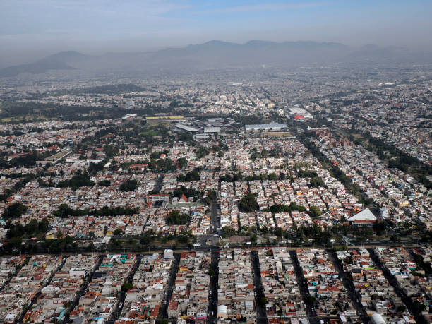 istock mexico city aerial view landscape from airplane 1783823698
