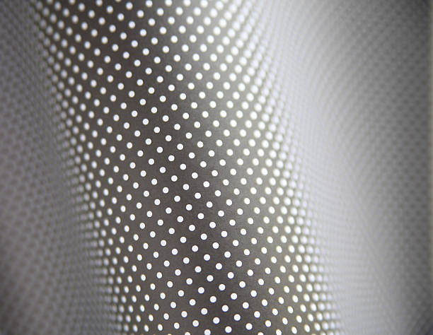 istock curving gray and white polka dot background 178383117