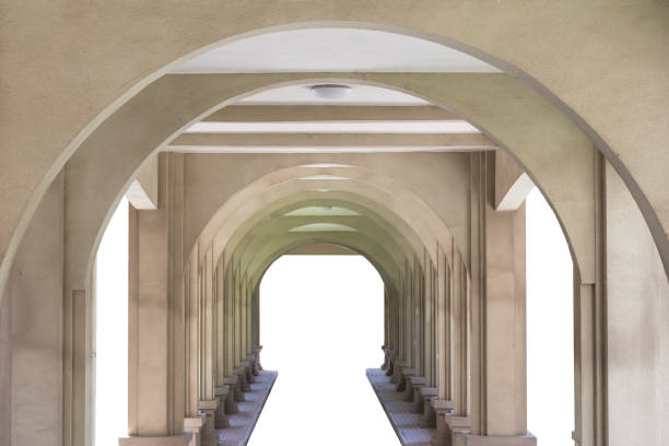 istock Old Chinese archway and sidewalk,isolated 178383154