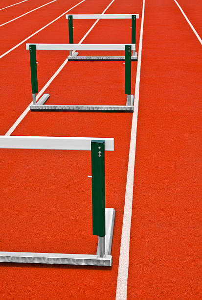 Pista de Obstáculos - fotografia de stock