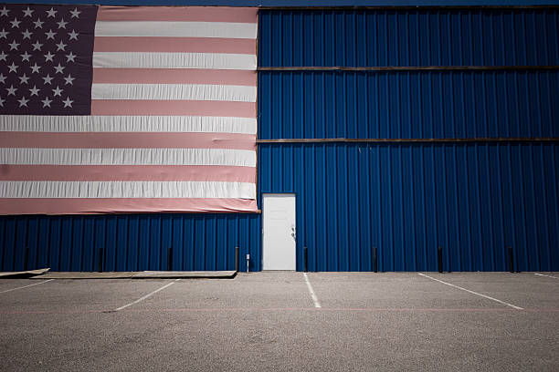 American flag stock photo