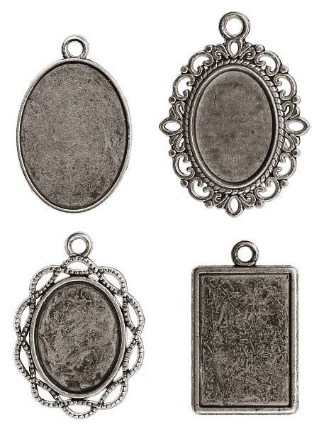 Four pendants stock photo