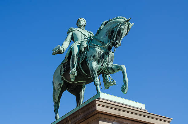 istock Statue of king Carl Johan in Oslo 178385391