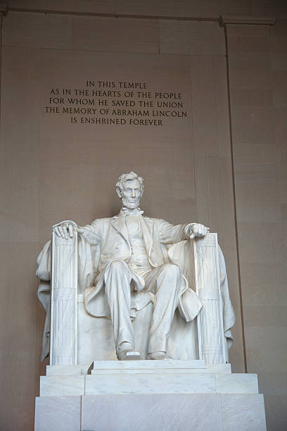 istock Abraham Lincoln statue at memorial in his honor Washington DC 178385406
