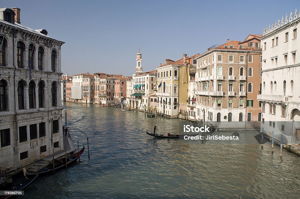 Canal Grande en Venecia - Foto de stock de Agua libre de derechos